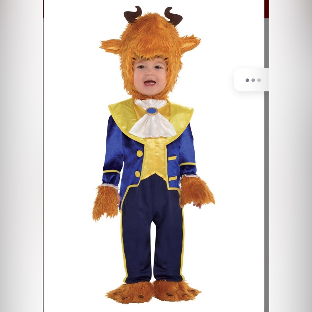 Disney Beast Costume for Kids - Blue and Gold